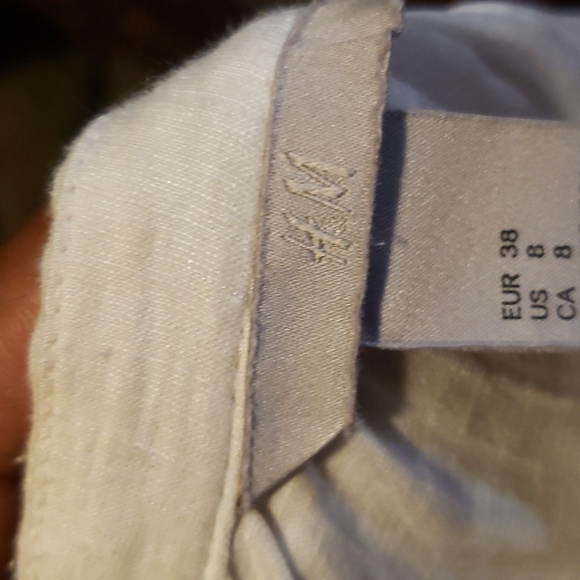 H&M White Embroidered Top - Picture 11 of 11